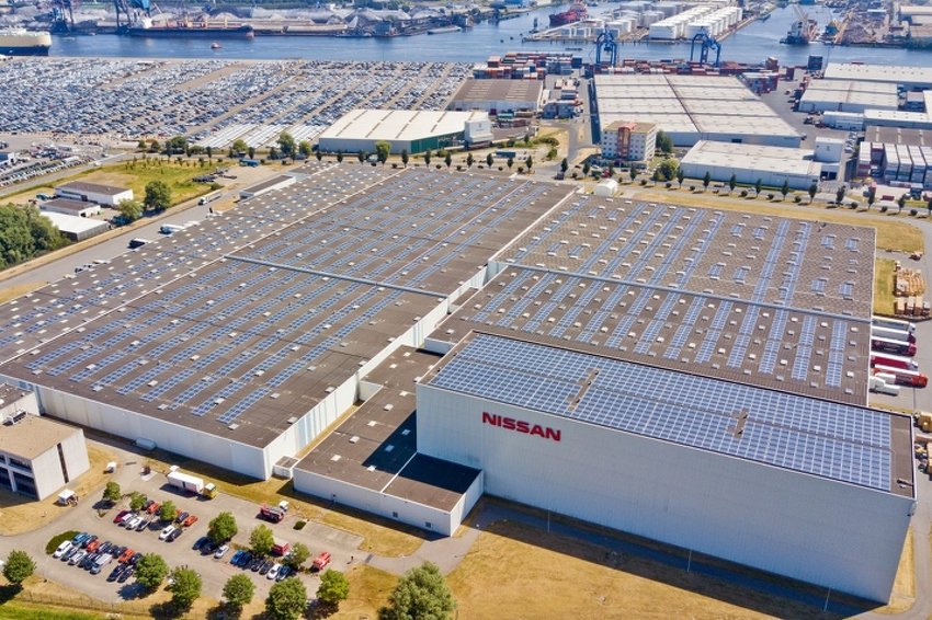 Nissan je pustio u pogon najveći solarni krov u Holandiji