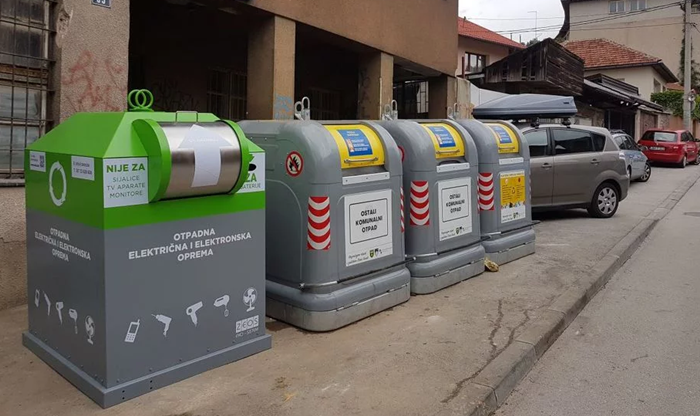 U Sarajevu postavljeno 25 savremenih kontejnera za električne uređaje