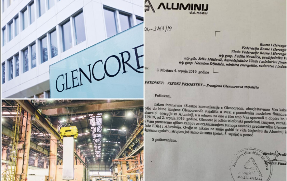 Glencore i Aluminij ucjenjuju Vladu FBiH oko cijene struje