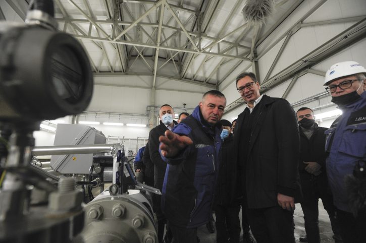 Vučić otvorio gasovod ‘Balkanski tok’ u Gospođincima