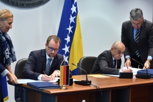 BiH od Njemačke dobila 60 miliona eura za izgradnju Vjetroparka Hrgud