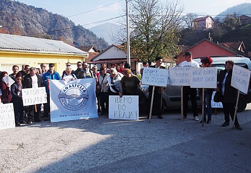 Održan prosvjed skup protiv izgradnje malih hidroelektrana na rijeci Doljanci