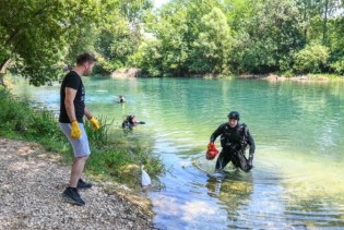 Ronioci očistili korito i priobalje rijeke Bune kod Mostara