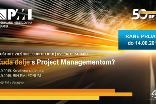 Još samo sedam dana za rane prijave na BiH PMI Forum – konferenciju o projektnom menadžmentu