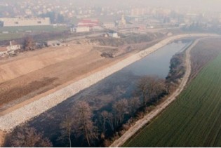 Završni radovi uređenja korita Bosne u Ilijašu