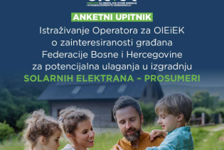 Pokrenuto istraživanje o zainteresiranosti građana za ulaganja u solarne elektrane