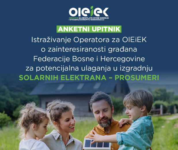 Pokrenuto istraživanje o zainteresiranosti građana za ulaganja u solarne elektrane