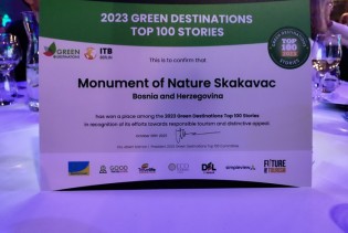 Spomenik prirode Skakavac proglašen jednom od TOP 100 priča Zelenih destinacije 2023. svijeta