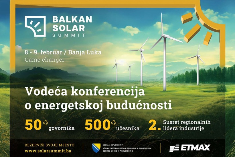 Najavljeni vrhunski govornici na 2. Balkan Solar Summitu u Banjoj Luci