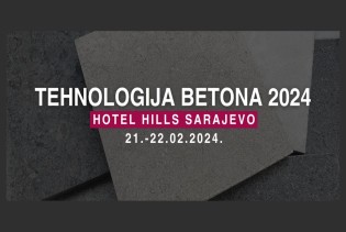Konferencija 'Sfera 2024: Tehnologija betona' uskoro u Sarajevu