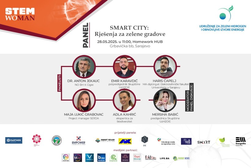 Sarajevo domaćin četvrtog stručnog panela: SMART CITY – Rješenja za zelenu budućnost gradova
