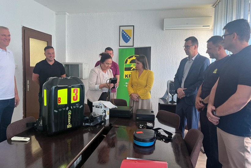 Prvulović i glavni federalni rudarski inspektor posjetili Rudnik uglja "Kreka"